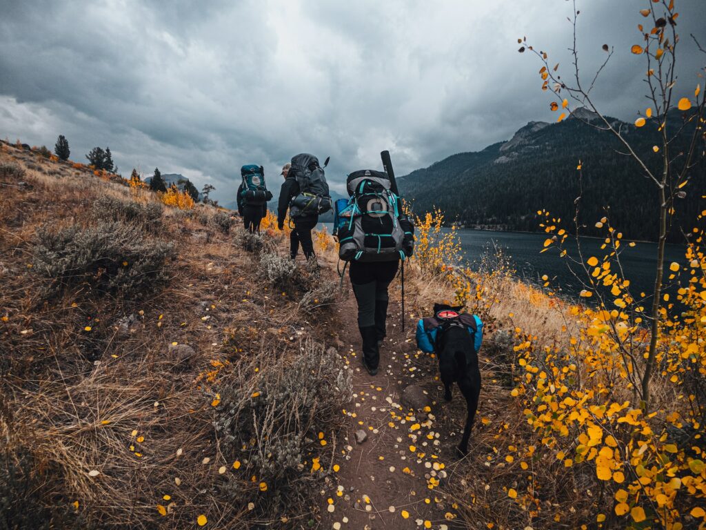 backpack trekking